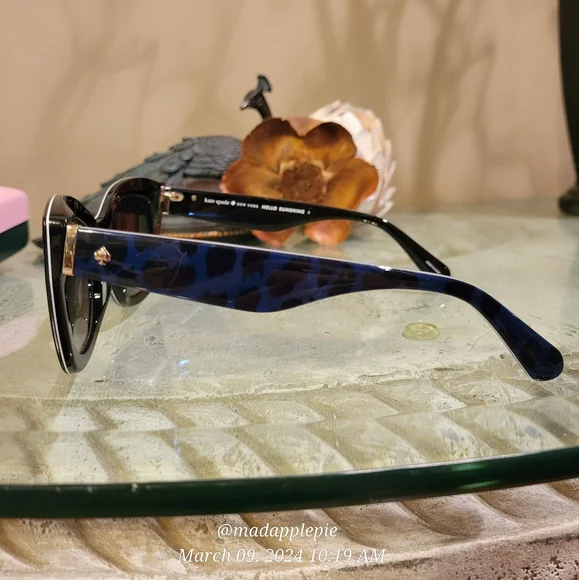 Kate Spade Jalena Cat Eye Leopard Print Sunglasses Designer  display picture 2